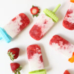 Strawberries 'n Cream Popsicles