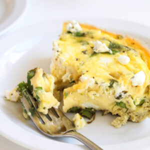 Asparagus & Goat Cheese Frittata