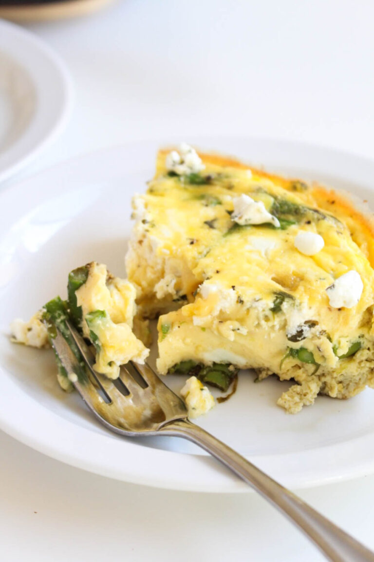 Asparagus & Goat Cheese Frittata
