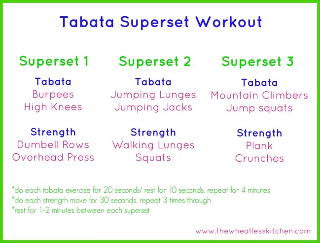 Tabata Superset Workout