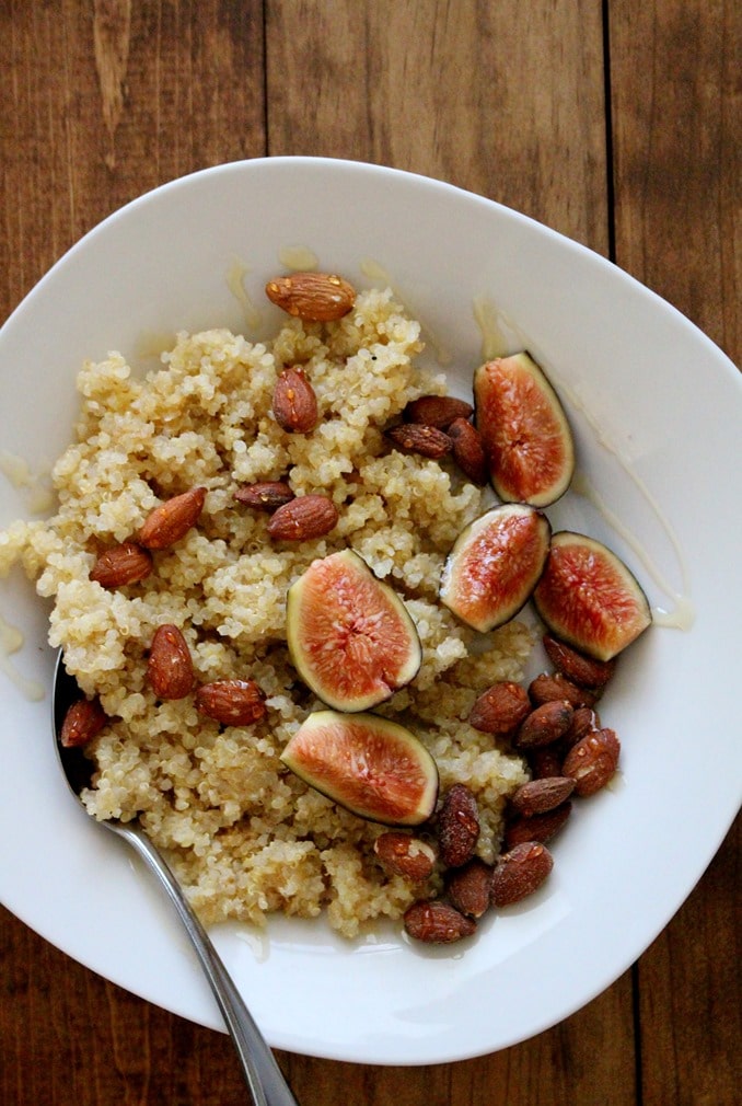 Breakfast Quinoa with Figs and Honey