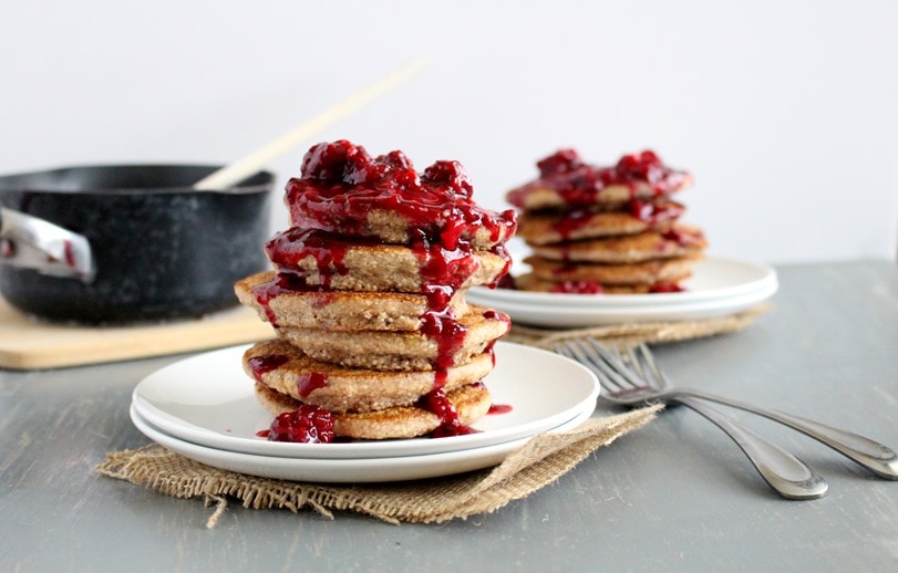 Banana Buckwheat Pancakes