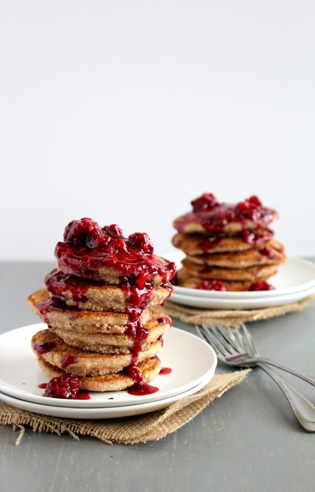 Banana Buckwheat Pancakes