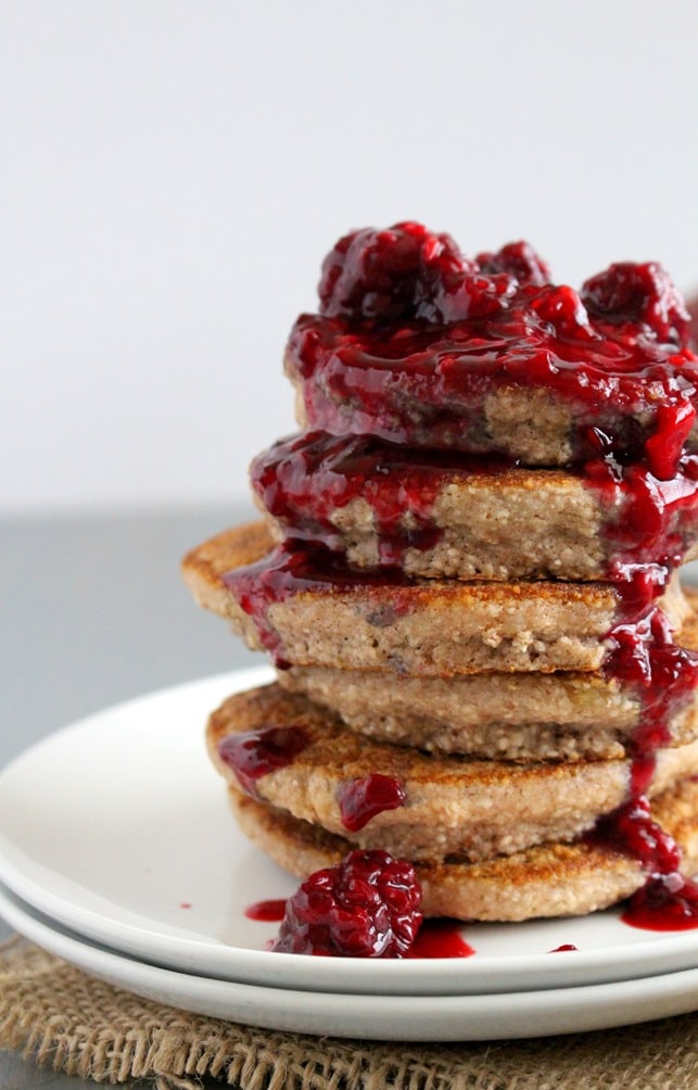 Banana Buckwheat Pancakes