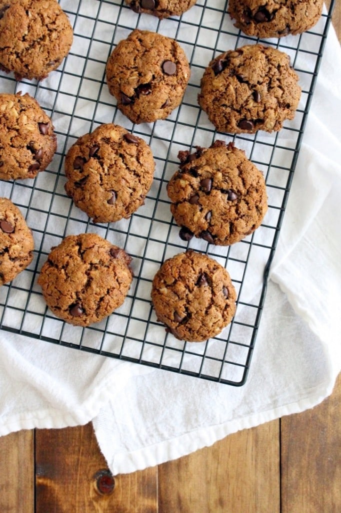 Almond Butter Chocolate Chip Cookies