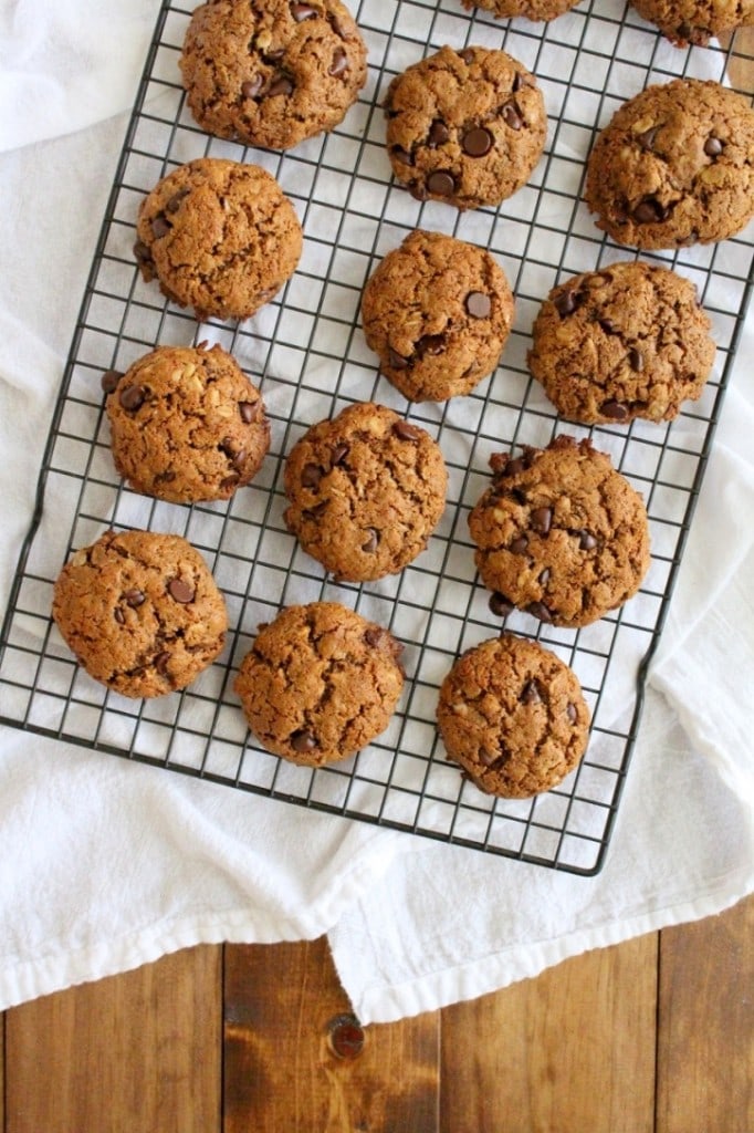 Almond Butter Chocolate Chip Cookies