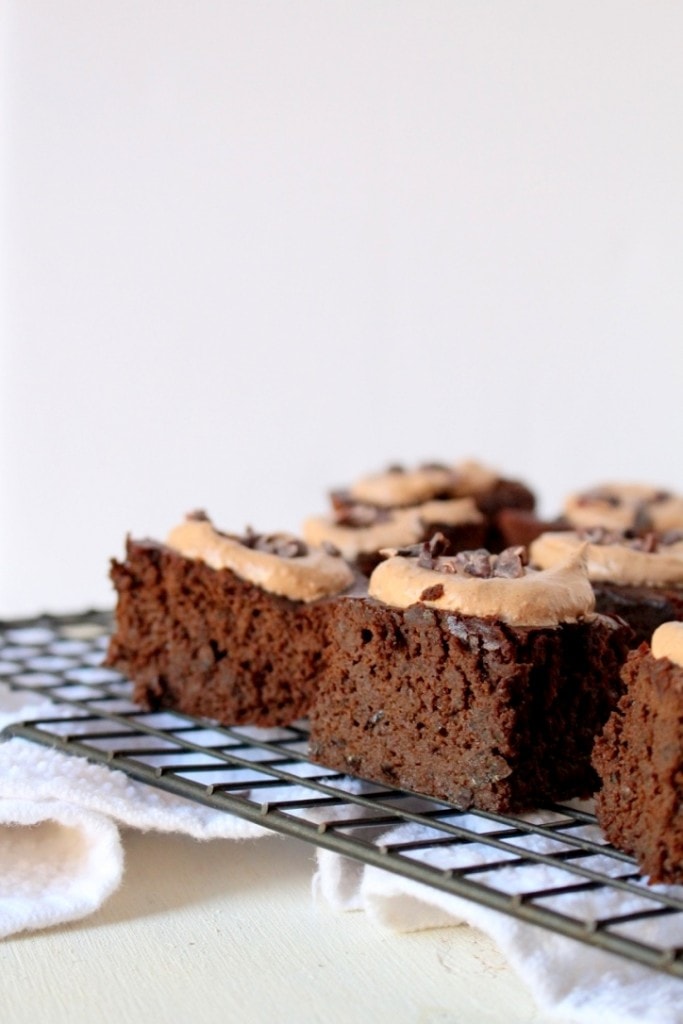 Flourless Mocha Brownies