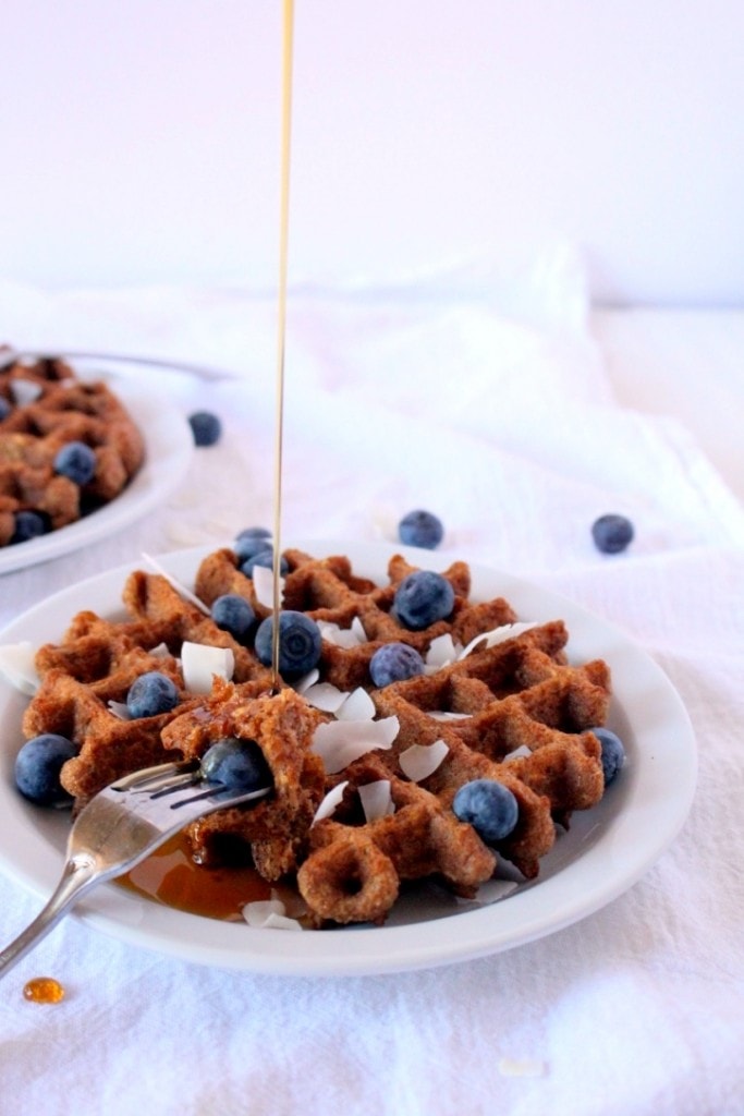Gluten-Free Toasted Coconut Waffles