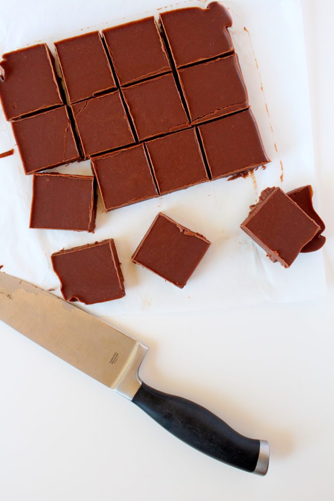 Chocolate Almond Butter Freezer Fudge