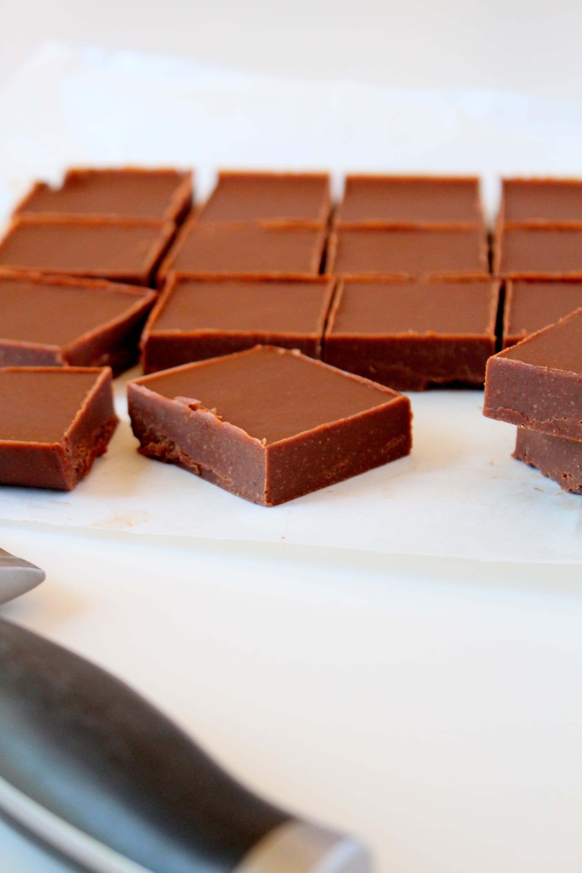 Chocolate Almond Butter Freezer Fudge