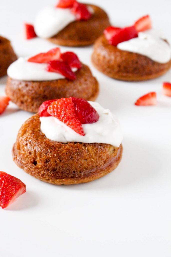 Grain Free Strawberry Shortcake Donuts