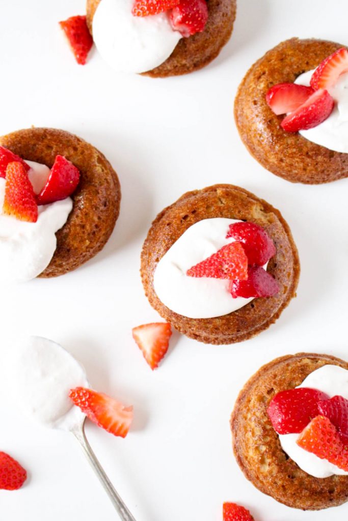 Grain Free Strawberry Shortcake Donuts