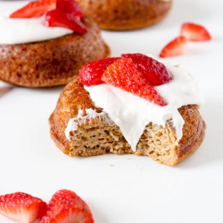 Grain Free Strawberry Shortcake Donuts