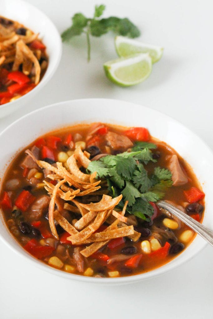 Vegan Jackfruit Taco Soup