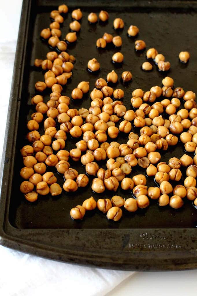 Balsamic Roasted Chickpeas