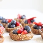no bake mini berry pies