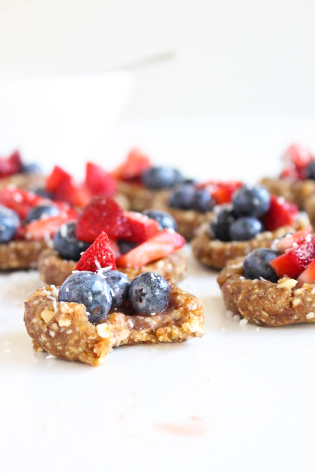 Raw Mini Berry Pies