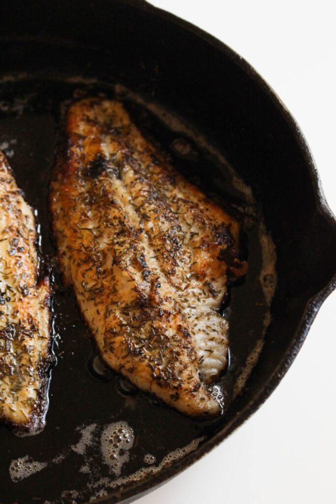 Pan-Seared Lemon Herb Catfish Fillet - The Wheatless Kitchen