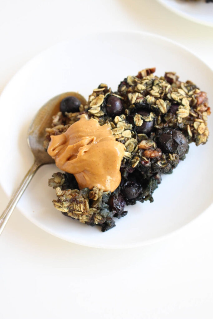 Blueberry Pecan Baked Oatmeal