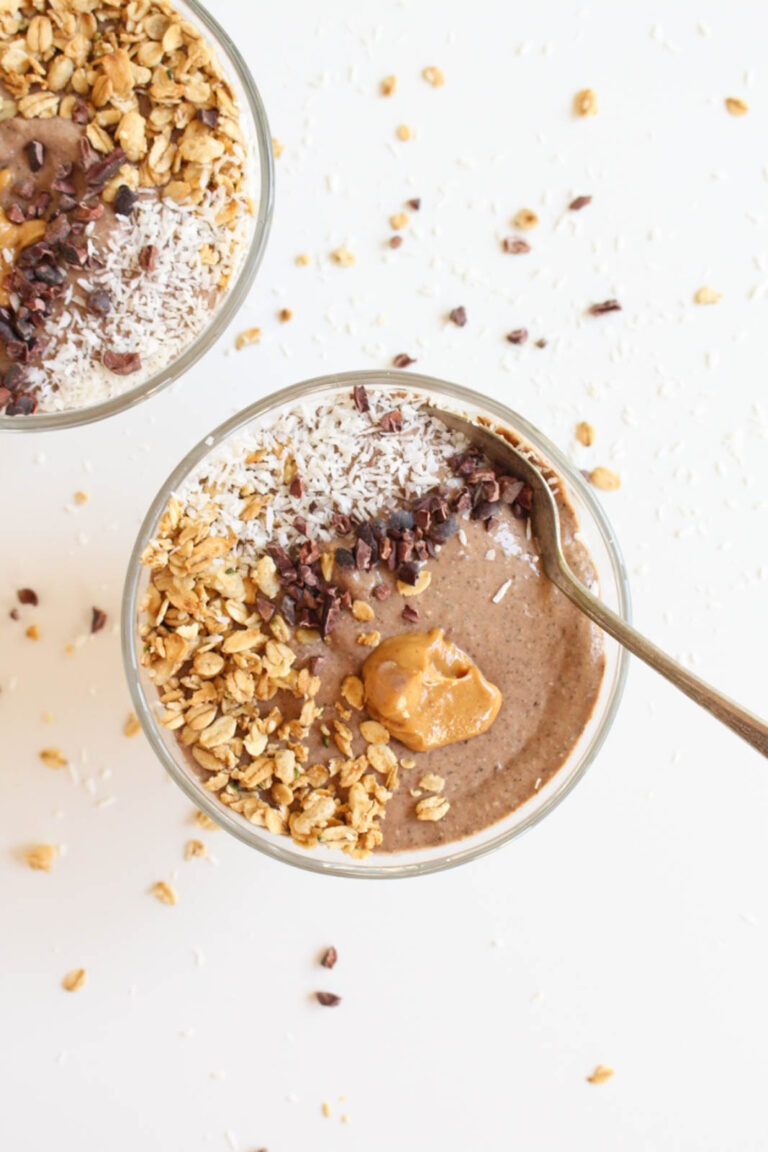 Chocolate Peanut Butter Chia Pudding