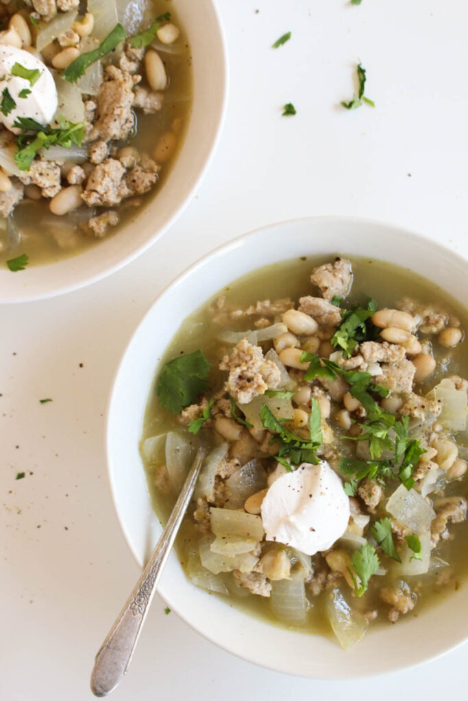 One-Pot Turkey Chili Verde