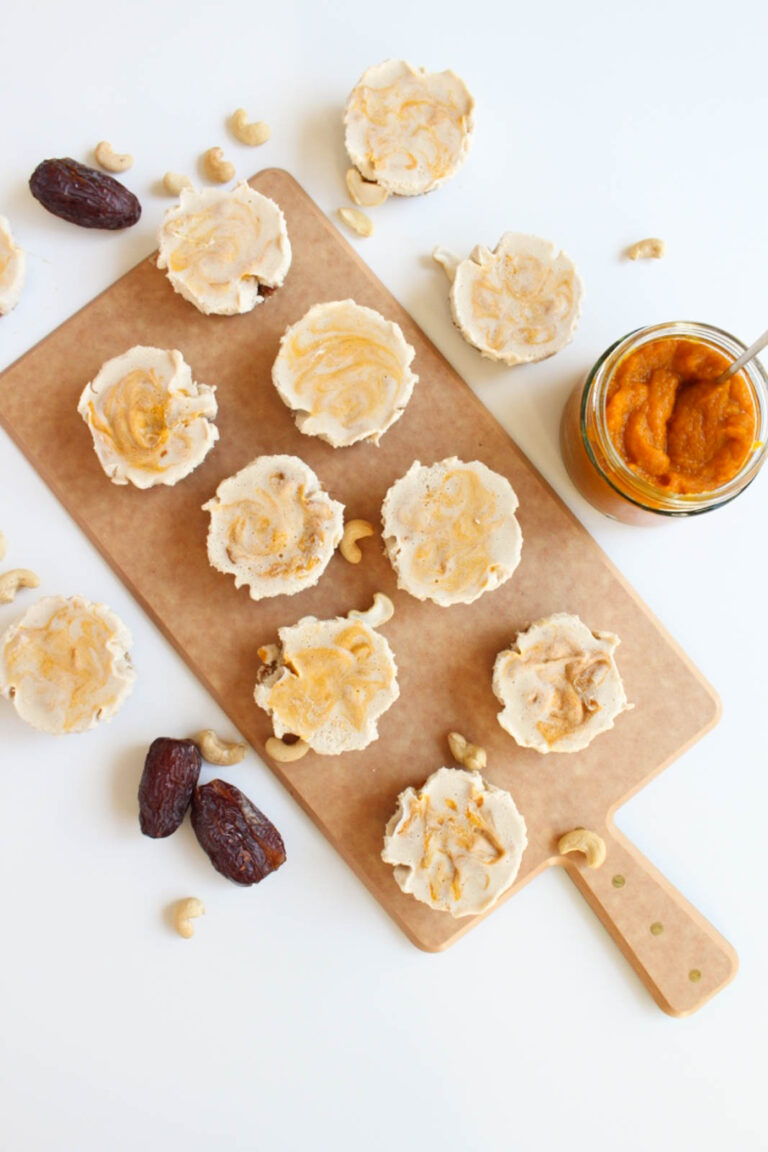 Raw [Vegan] Pumpkin Cheesecake Bites