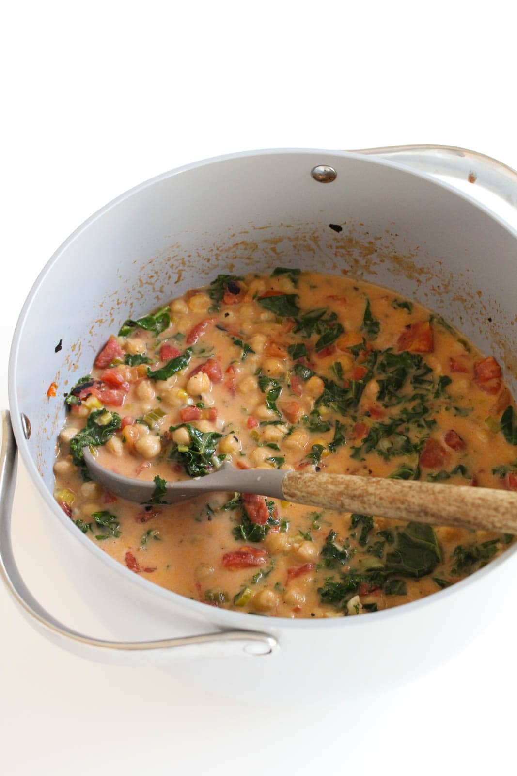 Coconut Kale Chickpea Soup The Wheatless Kitchen