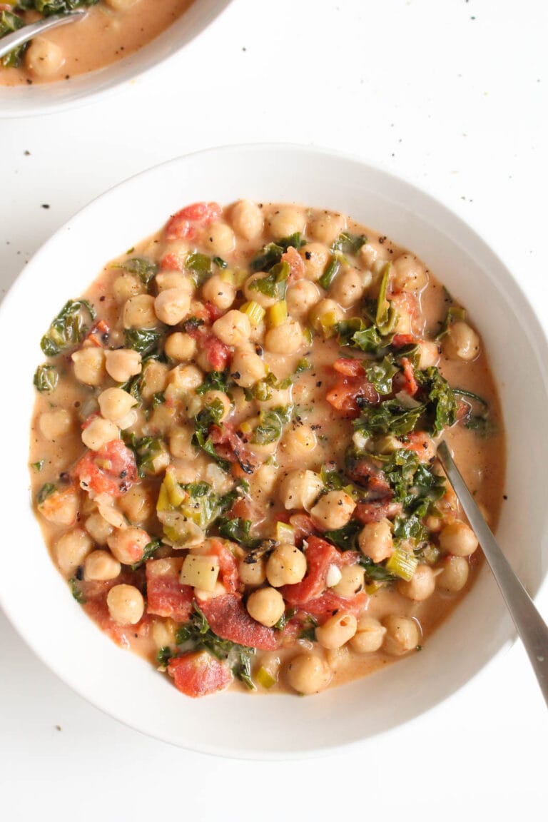 Coconut Kale Chickpea Soup