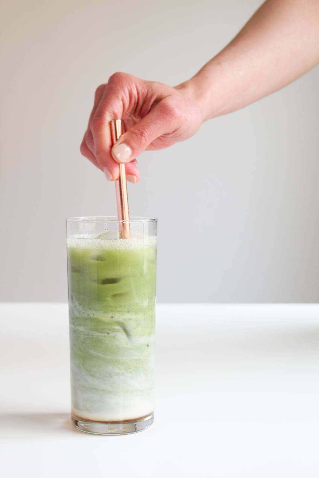 [Dairy-Free] Iced Green Tea Latte