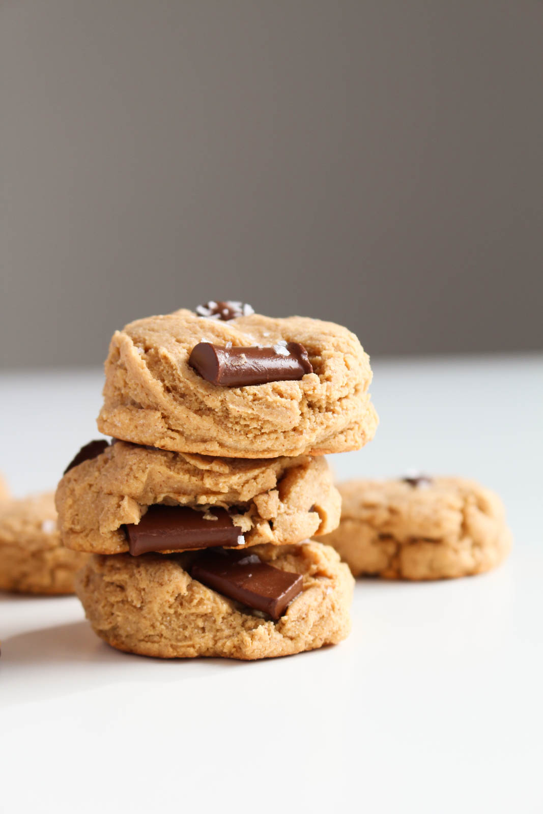 (Grain-Free) Almond Butter Chocolate Chunk Cookies