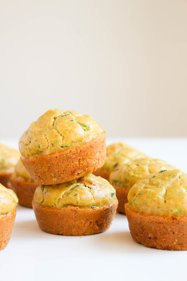 Savory Zucchini Muffins (gluten-free)