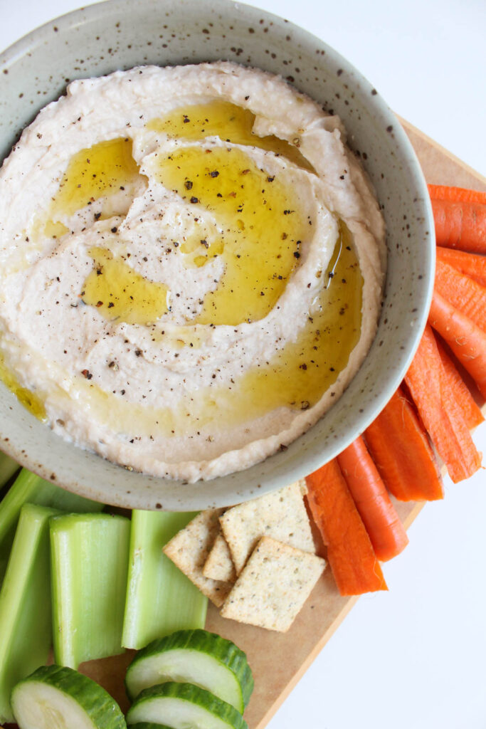 Creamy White Bean & Goat Cheese Dip