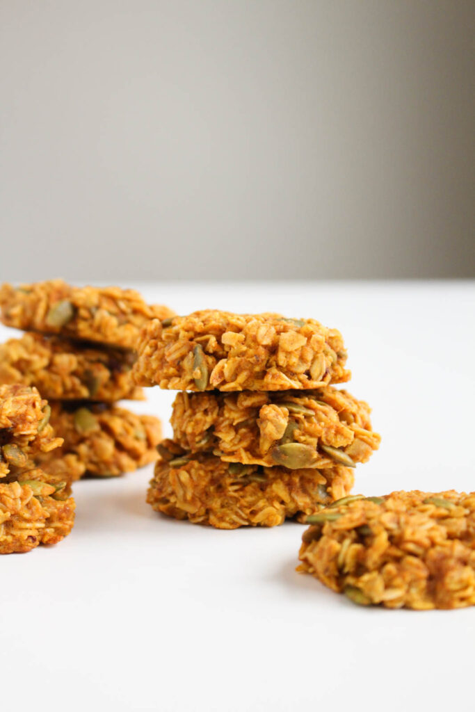 Pumpkin Oatmeal Breakfast Cookies