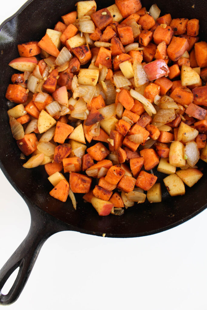 Caramelized Apple, Onion & Sweet Potatoes