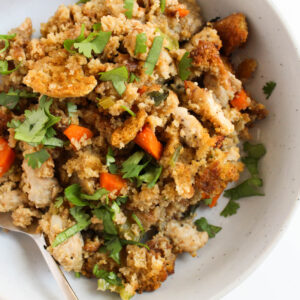 Skillet Cornbread & Sausage Stuffing
