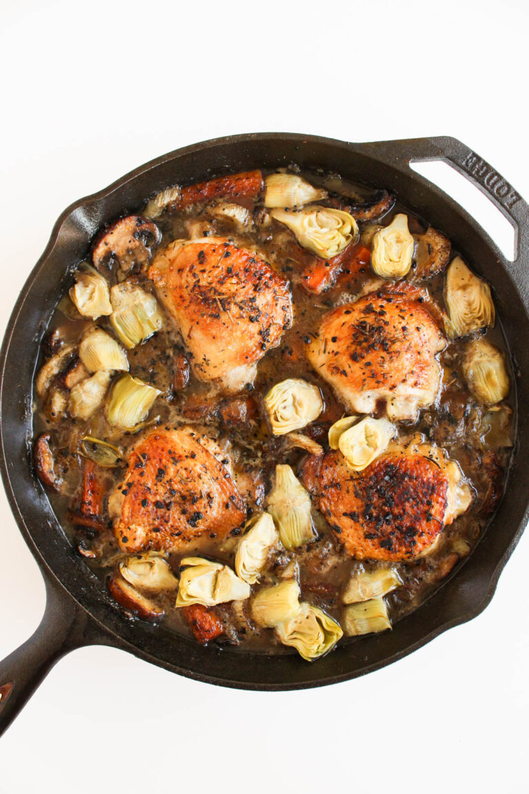 Mediterranean Braised Chicken Thighs