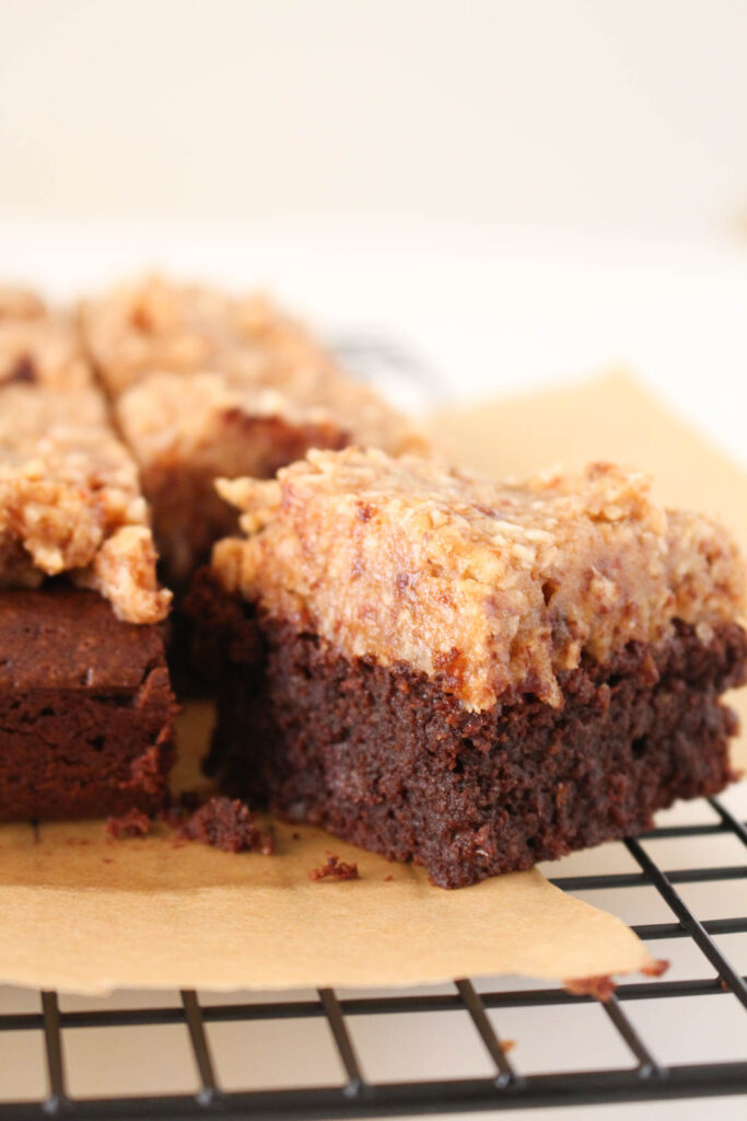 Paleo German Chocolate Brownies