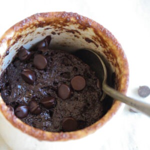 chocolate protein mug cake