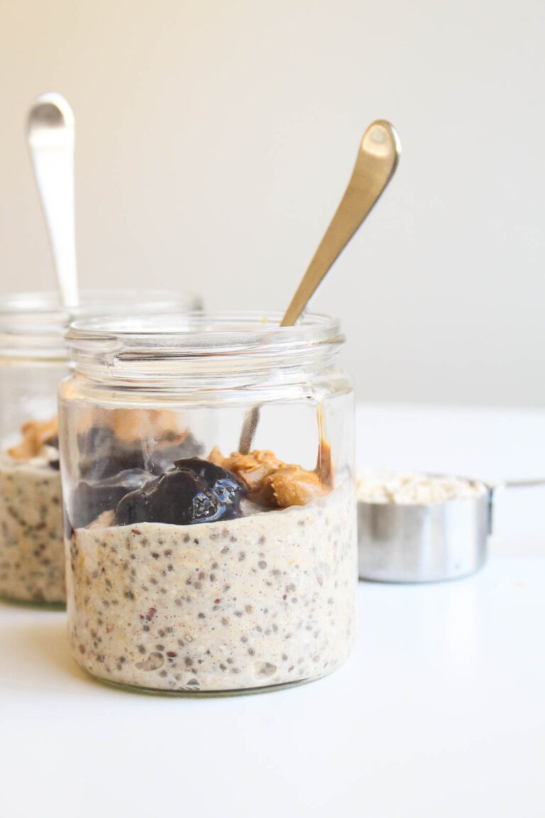 PB&J Overnight Oats