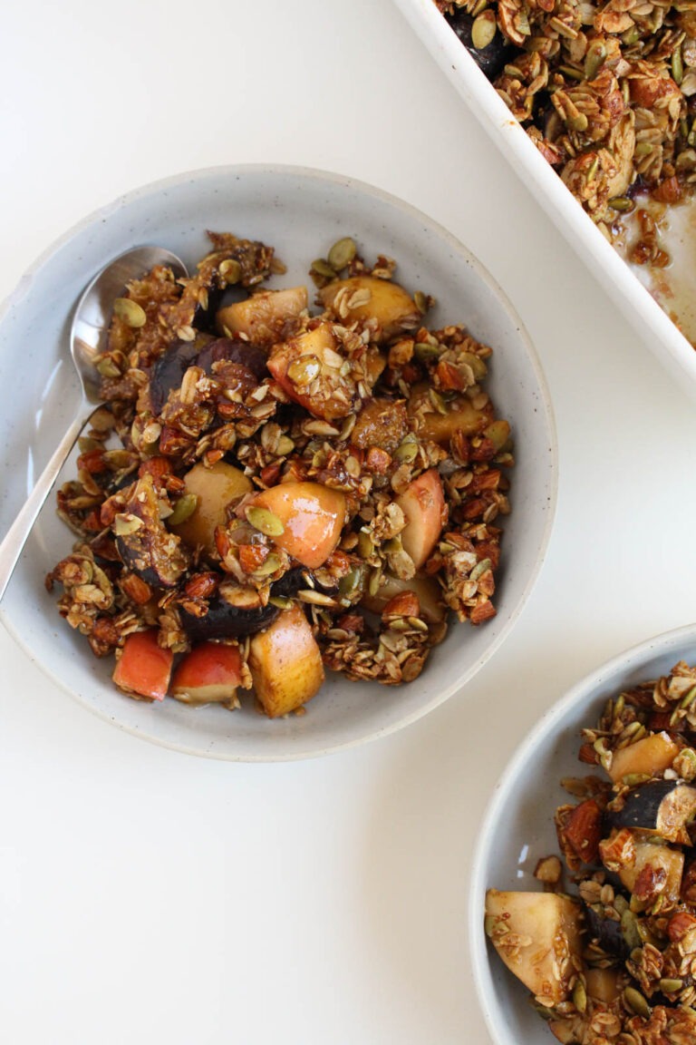 Fig & Apple Crumble