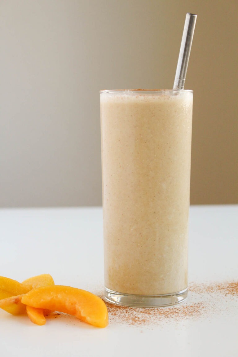 Peaches & Cream Protein Smoothie