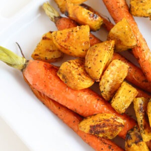 herb roasted carrots and beetroot